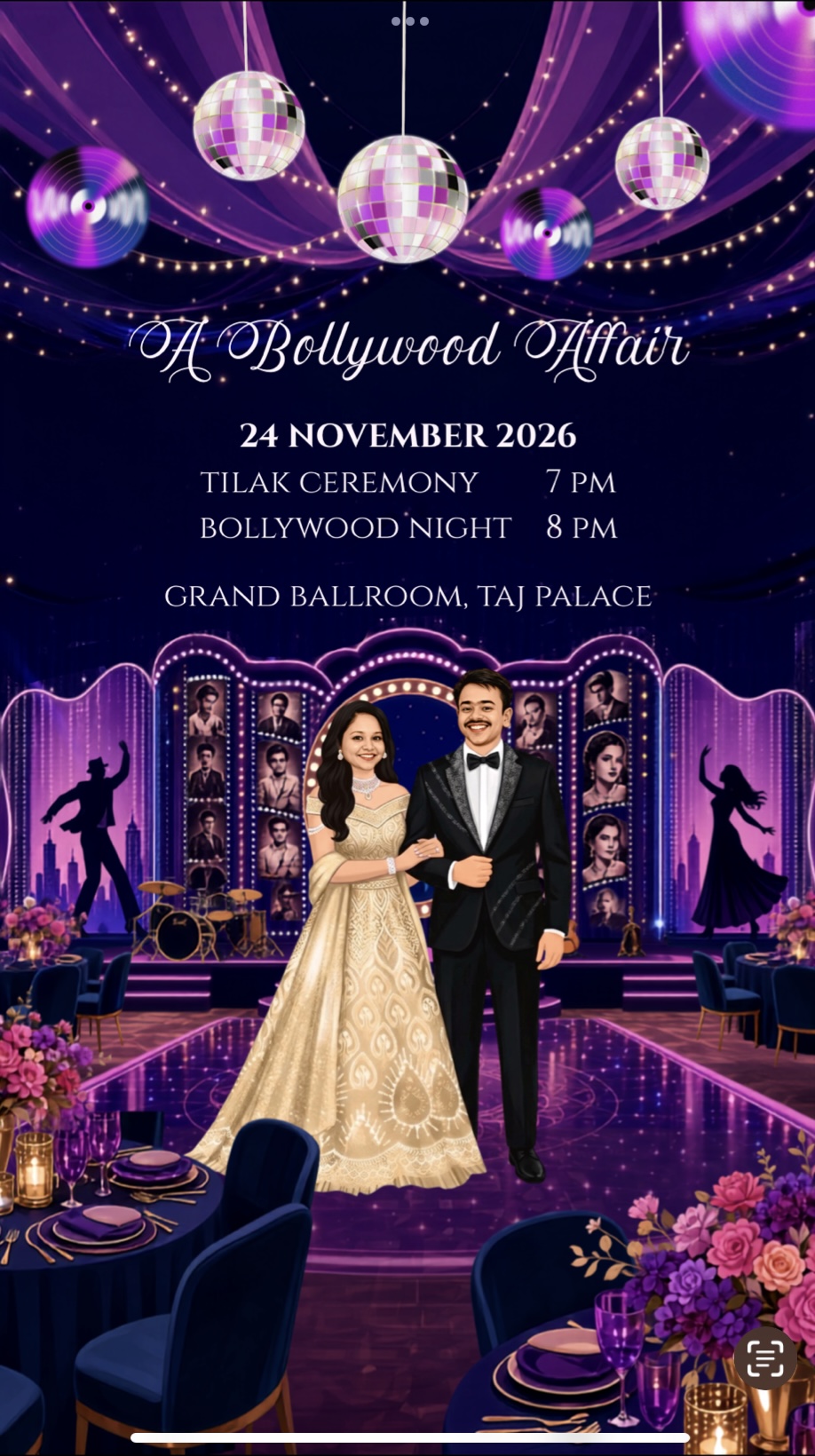 A Bollywood Affair celebration